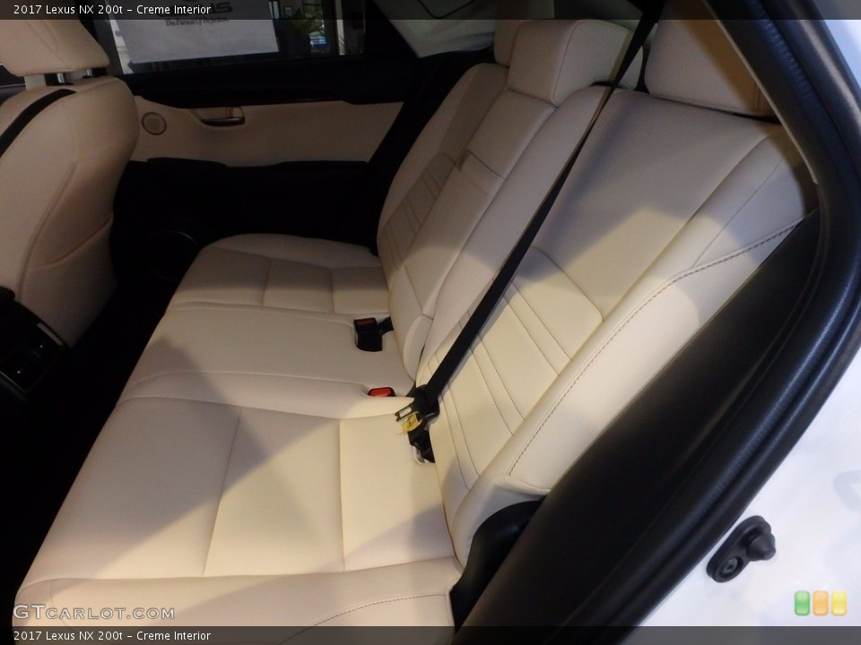 Creme Interior Rear Seat for the 2017 Lexus NX 200t #119452620