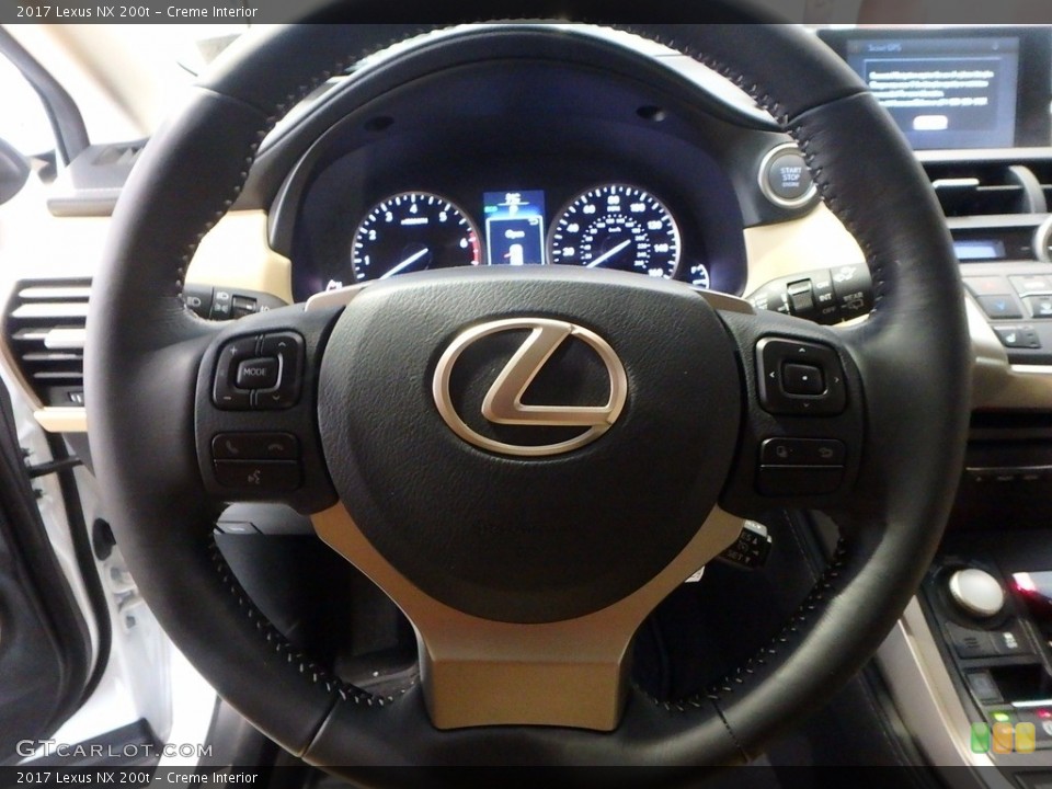 Creme Interior Steering Wheel for the 2017 Lexus NX 200t #119452692