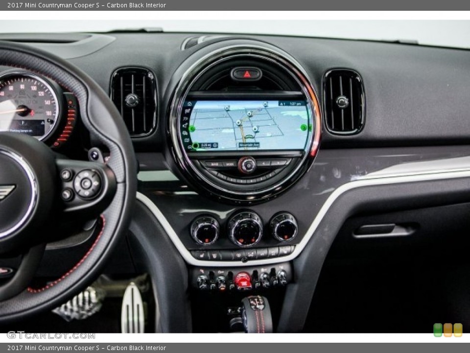 Carbon Black Interior Controls for the 2017 Mini Countryman Cooper S #119454666