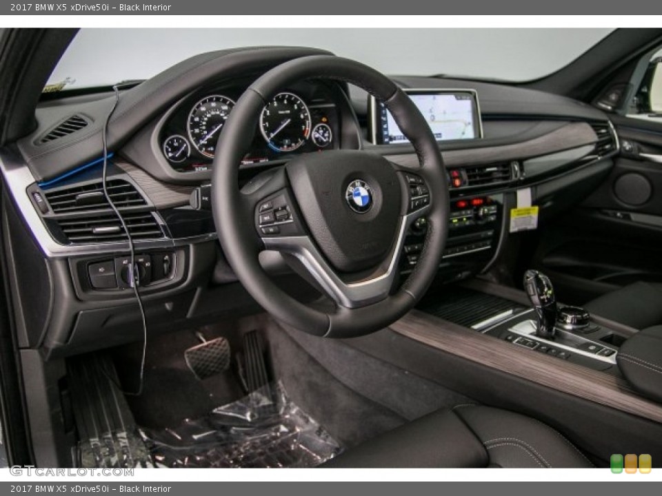 Black Interior Dashboard for the 2017 BMW X5 xDrive50i #119455662