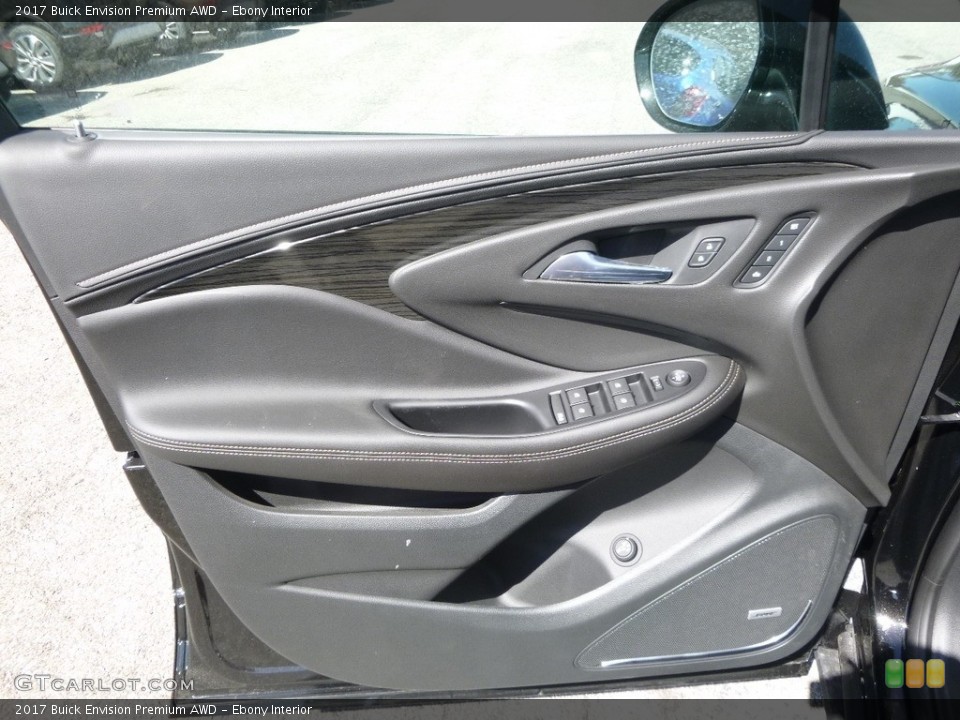 Ebony Interior Door Panel for the 2017 Buick Envision Premium AWD #119460345