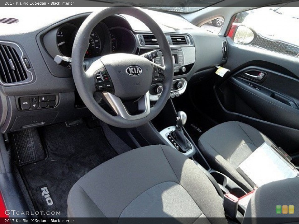 Black Interior Photo for the 2017 Kia Rio LX Sedan #119465207