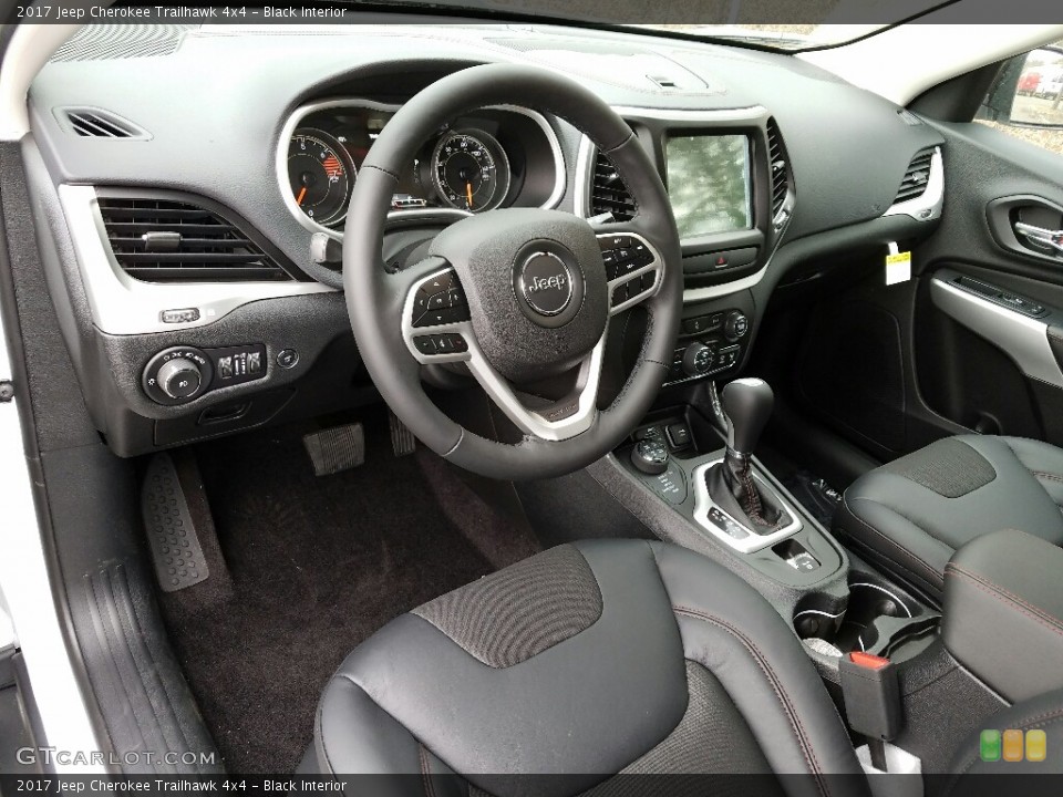 Black Interior Photo for the 2017 Jeep Cherokee Trailhawk 4x4 #119471249