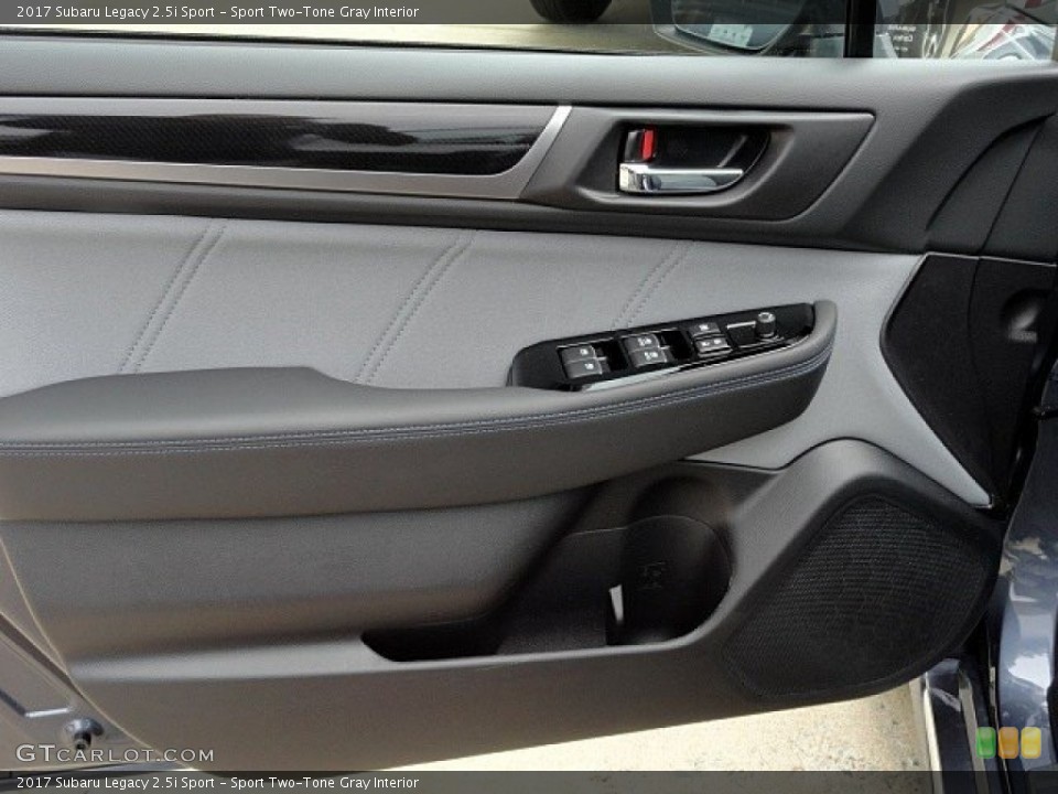 Sport Two-Tone Gray Interior Door Panel for the 2017 Subaru Legacy 2.5i Sport #119472053