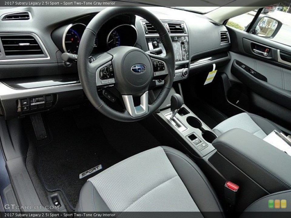 Sport Two-Tone Gray Interior Photo for the 2017 Subaru Legacy 2.5i Sport #119472116