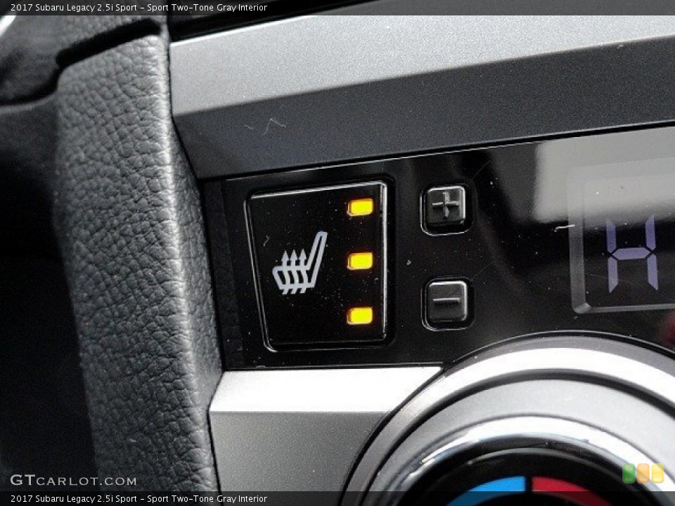 Sport Two-Tone Gray Interior Controls for the 2017 Subaru Legacy 2.5i Sport #119472176