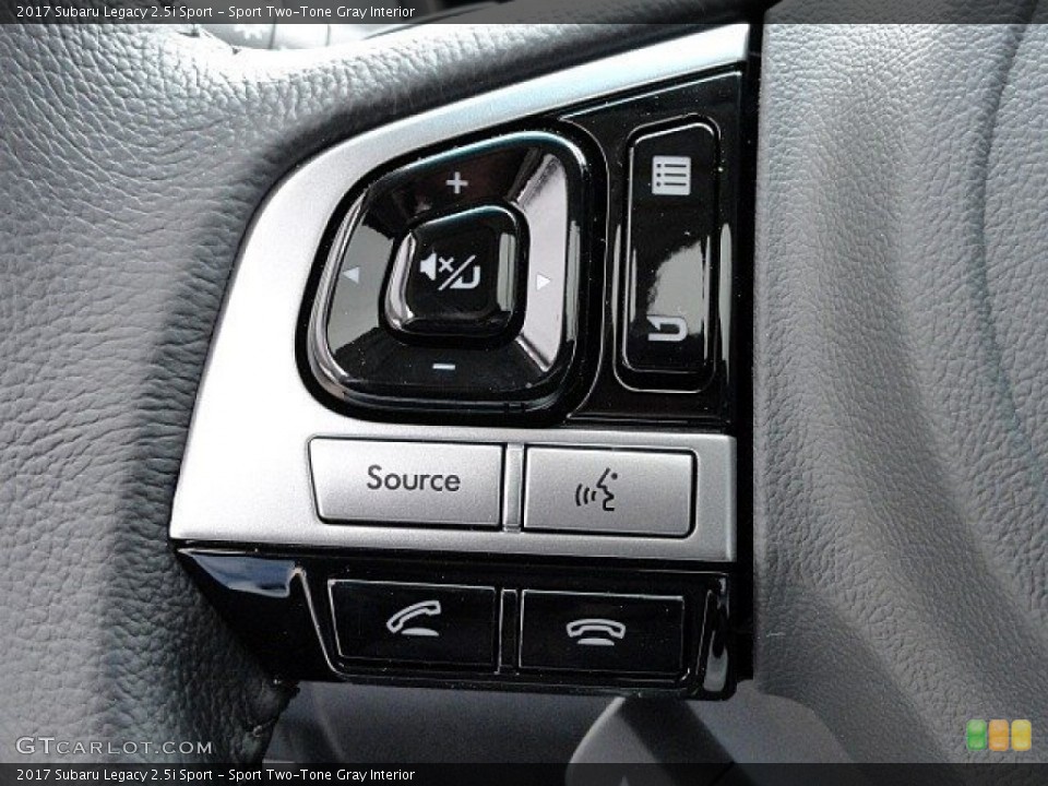 Sport Two-Tone Gray Interior Controls for the 2017 Subaru Legacy 2.5i Sport #119472287