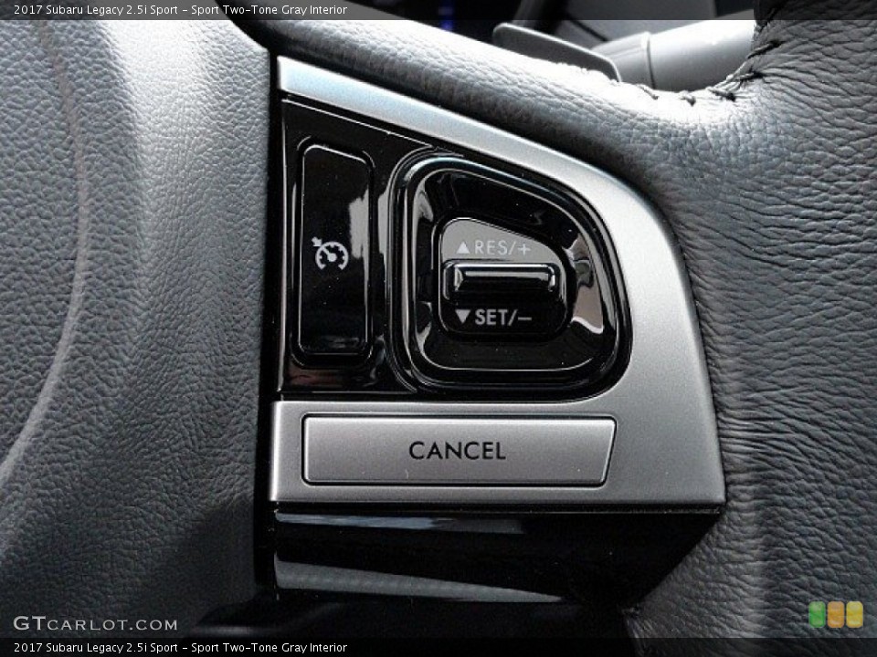 Sport Two-Tone Gray Interior Controls for the 2017 Subaru Legacy 2.5i Sport #119472311