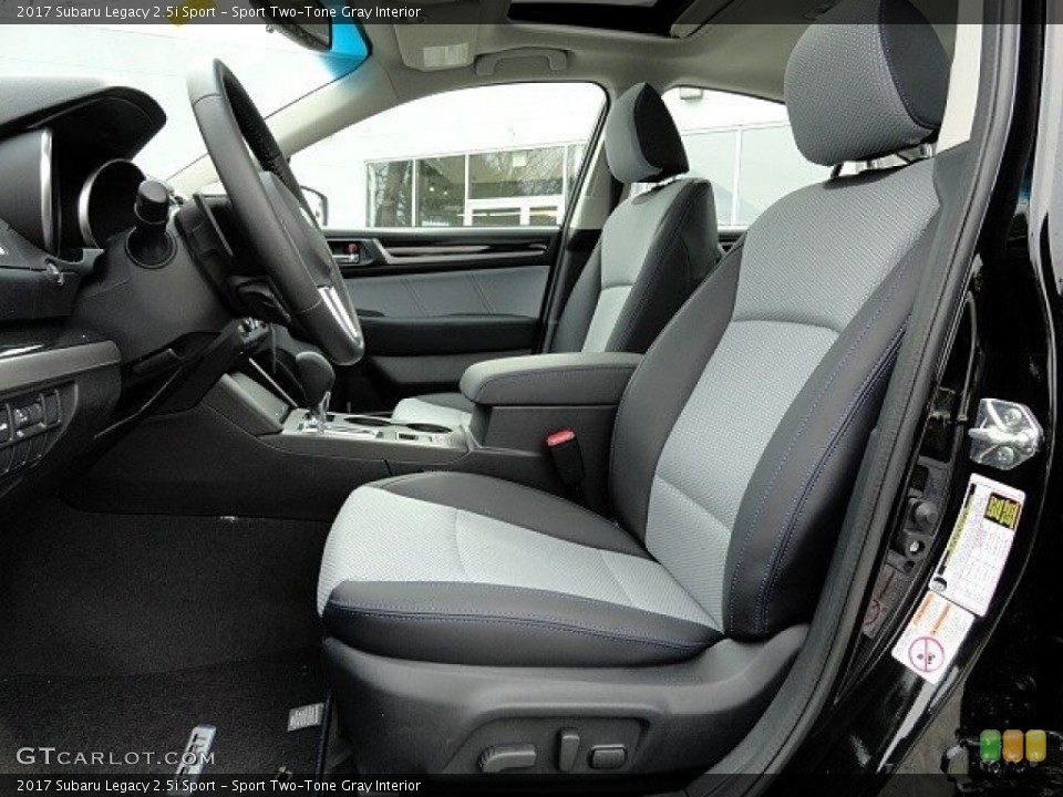 Sport Two-Tone Gray 2017 Subaru Legacy Interiors