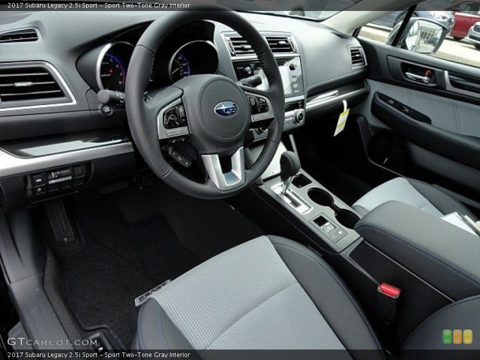 Sport Two-Tone Gray Interior Photo for the 2017 Subaru Legacy 2.5i Sport #119473367