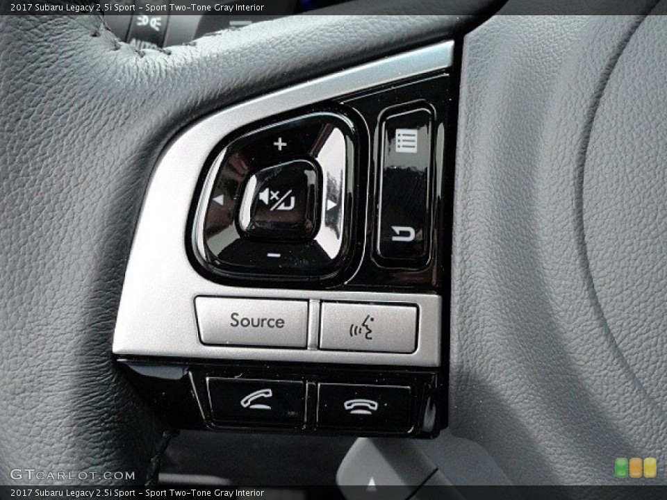 Sport Two-Tone Gray Interior Controls for the 2017 Subaru Legacy 2.5i Sport #119473517