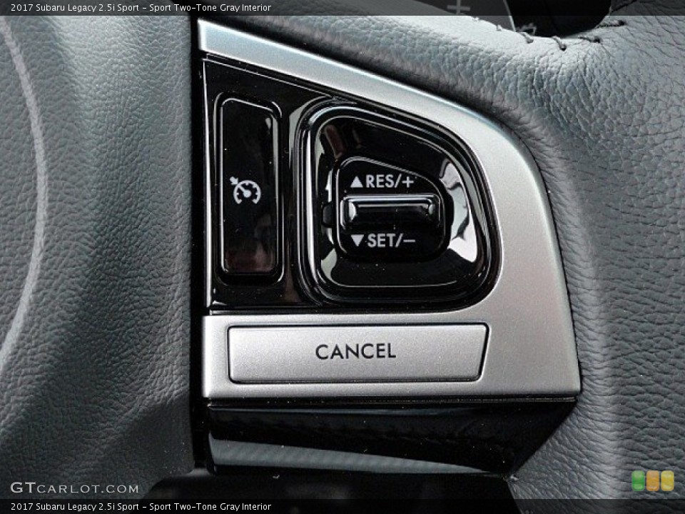 Sport Two-Tone Gray Interior Controls for the 2017 Subaru Legacy 2.5i Sport #119473550