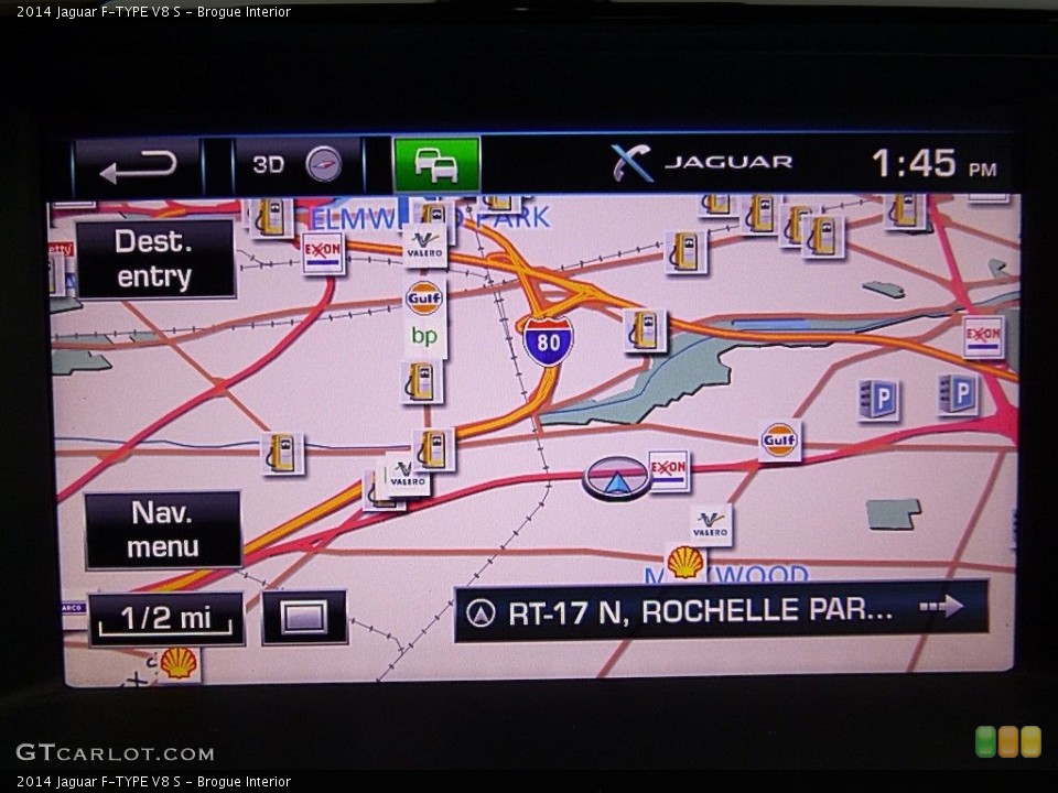 Brogue Interior Navigation for the 2014 Jaguar F-TYPE V8 S #119474552