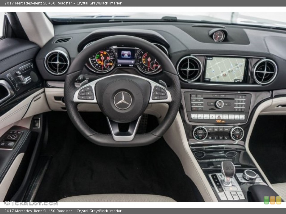 Crystal Grey/Black Interior Dashboard for the 2017 Mercedes-Benz SL 450 Roadster #119475737