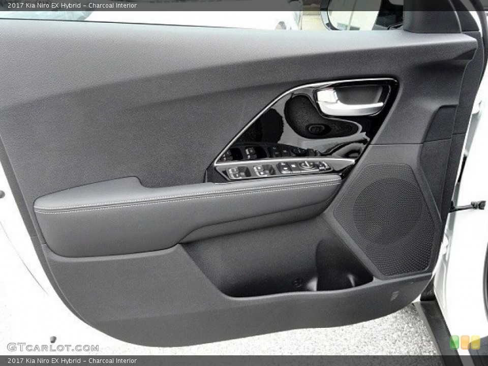 Charcoal Interior Door Panel for the 2017 Kia Niro EX Hybrid #119476829