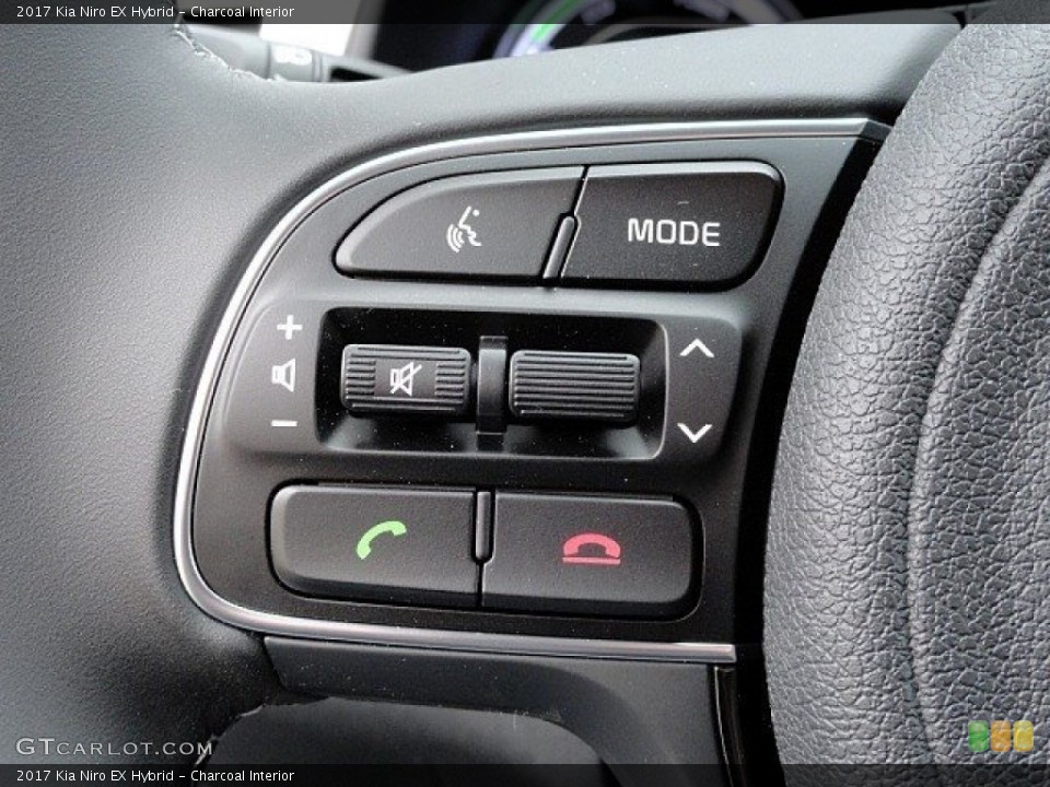 Charcoal Interior Controls for the 2017 Kia Niro EX Hybrid #119476937