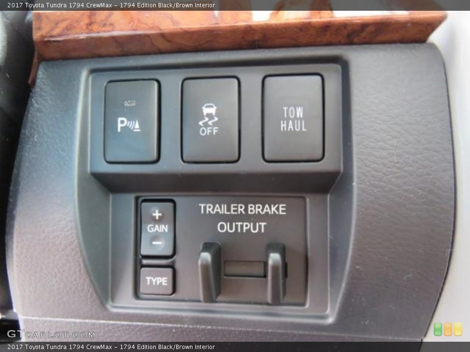 1794 Edition Black/Brown Interior Controls for the 2017 Toyota Tundra 1794 CrewMax #119478847