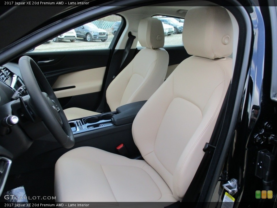 Latte Interior Front Seat for the 2017 Jaguar XE 20d Premium AWD #119484108