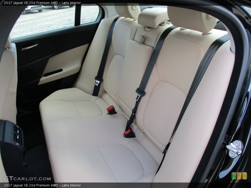 Latte Interior Rear Seat for the 2017 Jaguar XE 20d Premium AWD #119484133