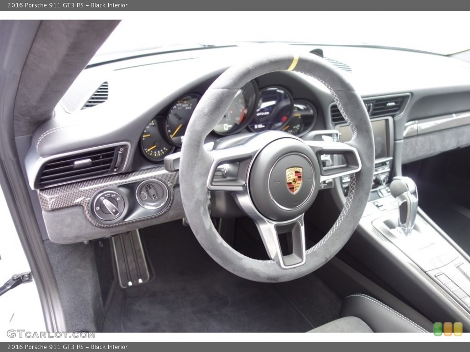 Black Interior Steering Wheel for the 2016 Porsche 911 GT3 RS #119485494