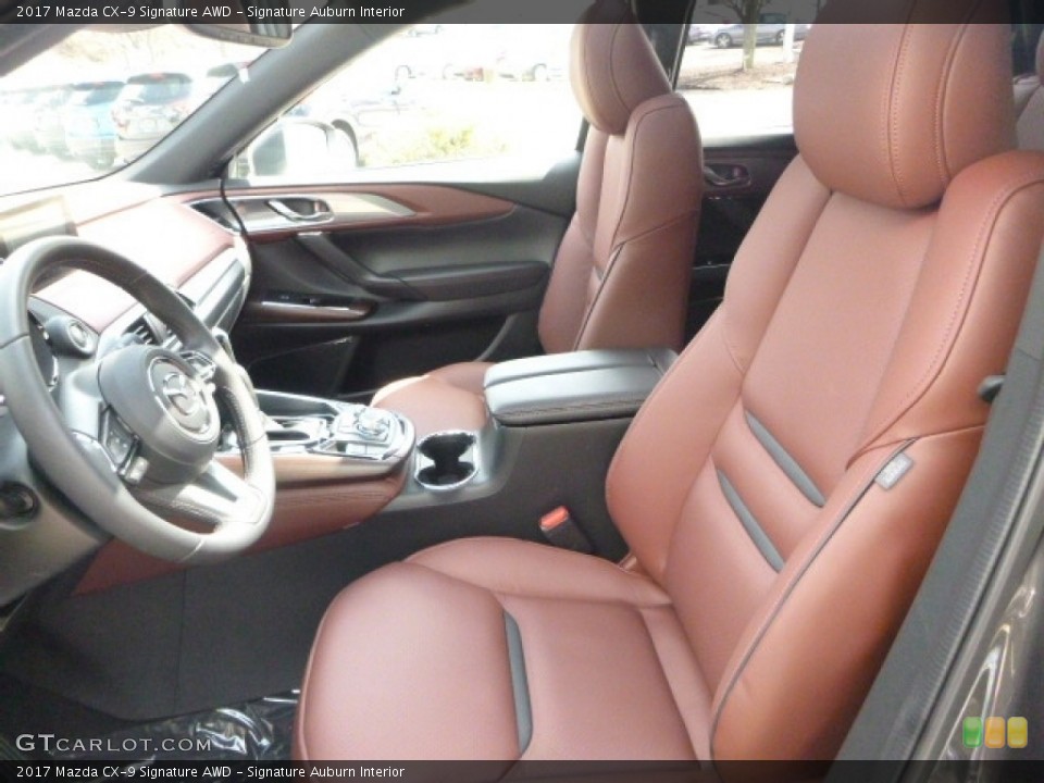 Signature Auburn Interior Front Seat for the 2017 Mazda CX-9 Signature AWD #119487762