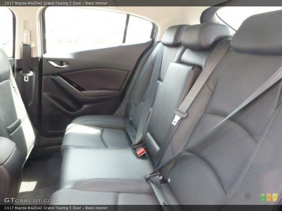 Black Interior Rear Seat for the 2017 Mazda MAZDA3 Grand Touring 5 Door #119488368