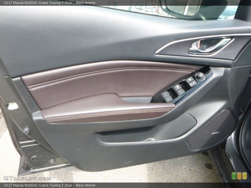 Black Interior Door Panel for the 2017 Mazda MAZDA3 Grand Touring 5 Door #119488434