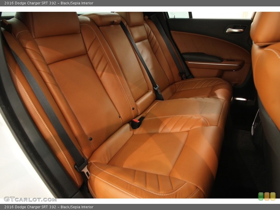 Black/Sepia Interior Rear Seat for the 2016 Dodge Charger SRT 392 #119493429