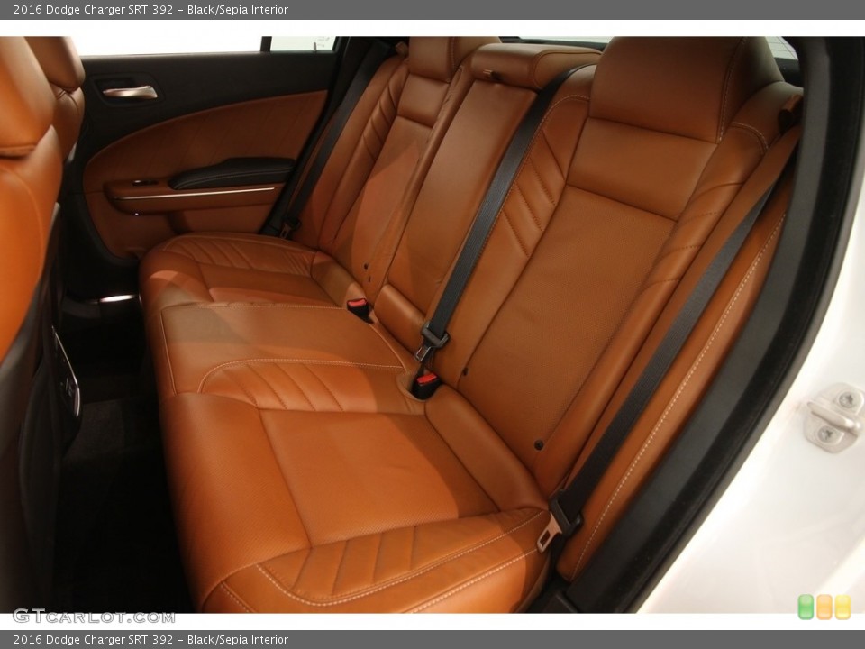 Black/Sepia Interior Rear Seat for the 2016 Dodge Charger SRT 392 #119493456