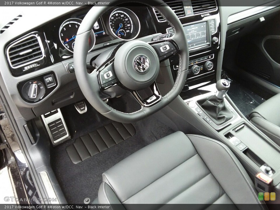 Black Interior Photo for the 2017 Volkswagen Golf R 4Motion w/DCC. Nav. #119504143