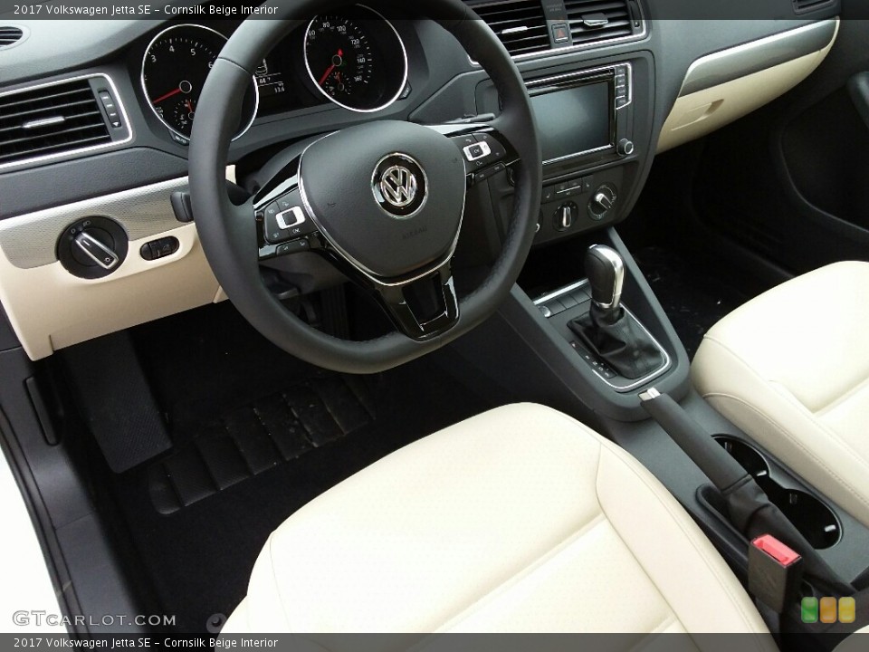 Cornsilk Beige Interior Photo for the 2017 Volkswagen Jetta SE #119504491
