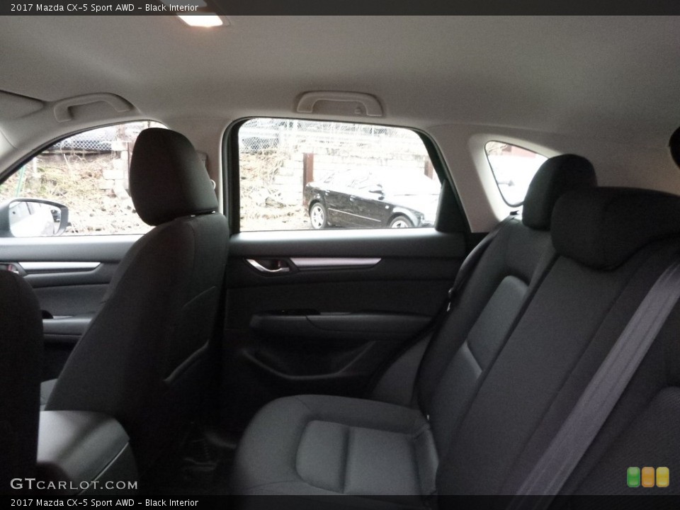 Black Interior Rear Seat for the 2017 Mazda CX-5 Sport AWD #119504629