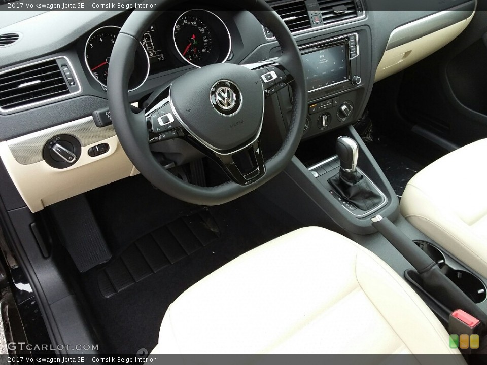 Cornsilk Beige Interior Photo for the 2017 Volkswagen Jetta SE #119504668