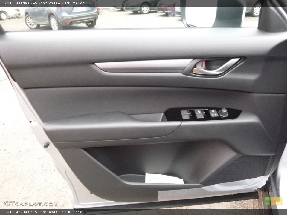 Black Interior Door Panel for the 2017 Mazda CX-5 Sport AWD #119504710