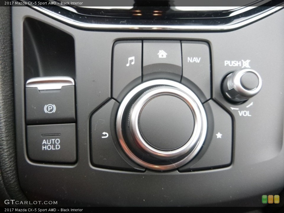 Black Interior Controls for the 2017 Mazda CX-5 Sport AWD #119504821