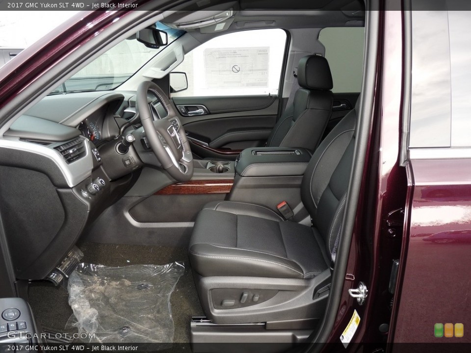 Jet Black Interior Front Seat for the 2017 GMC Yukon SLT 4WD #119506858