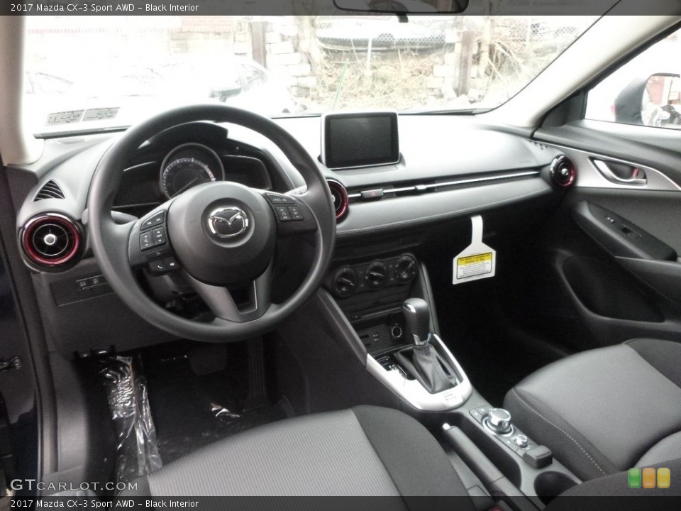 Black Interior Photo for the 2017 Mazda CX-3 Sport AWD #119506978