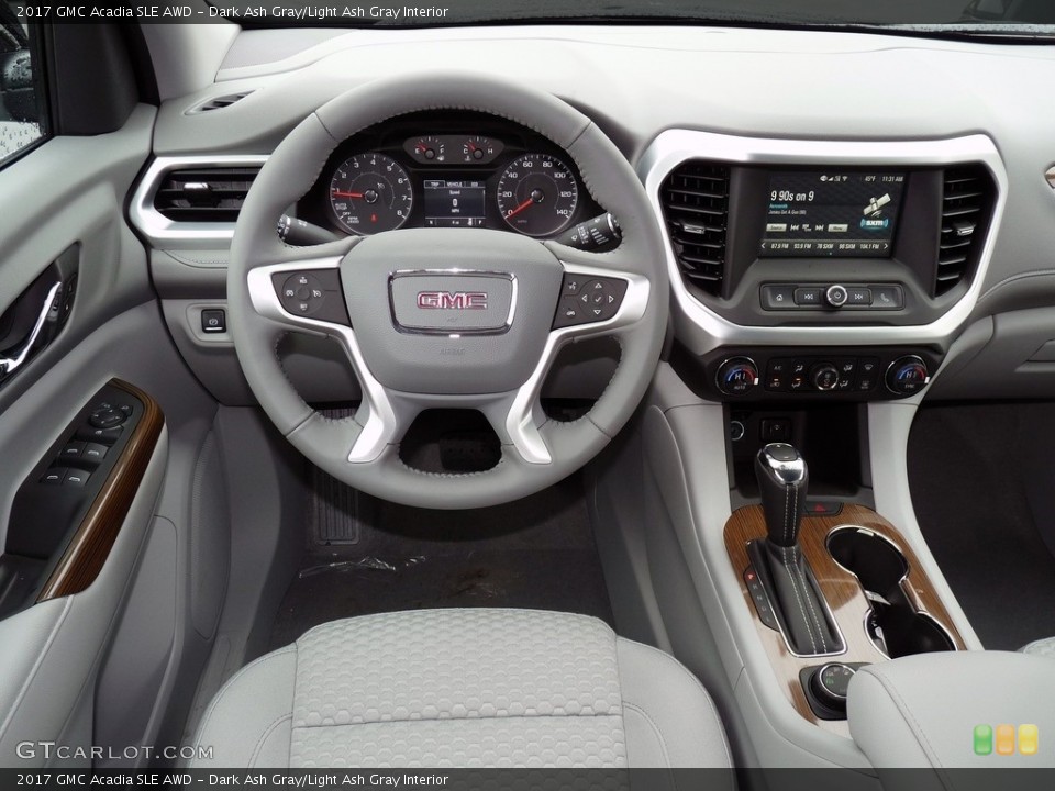 Dark Ash Gray/Light Ash Gray Interior Dashboard for the 2017 GMC Acadia SLE AWD #119507392