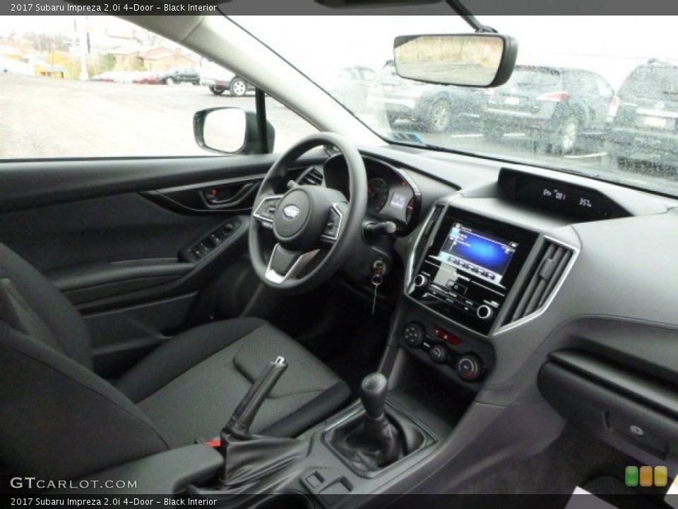 Black Interior Front Seat for the 2017 Subaru Impreza 2.0i 4-Door #119507464