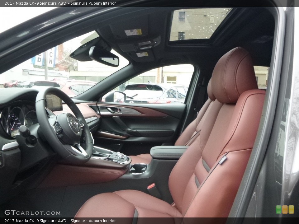 Signature Auburn Interior Front Seat for the 2017 Mazda CX-9 Signature AWD #119507788