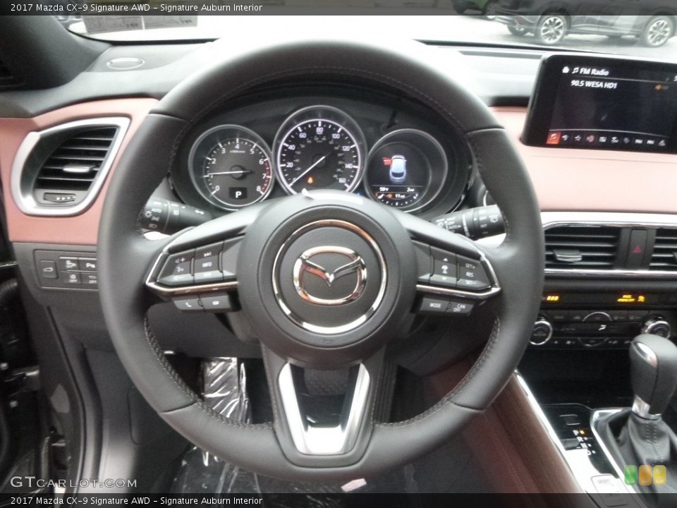 Signature Auburn Interior Steering Wheel for the 2017 Mazda CX-9 Signature AWD #119507932