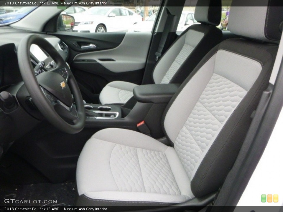 Medium Ash Gray Interior Front Seat for the 2018 Chevrolet Equinox LS AWD #119514364