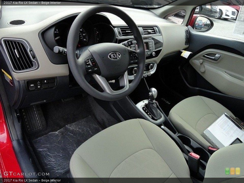 Beige Interior Photo for the 2017 Kia Rio LX Sedan #119518624