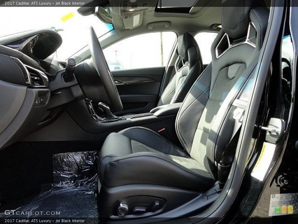Jet Black Interior Front Seat for the 2017 Cadillac ATS Luxury #119521324