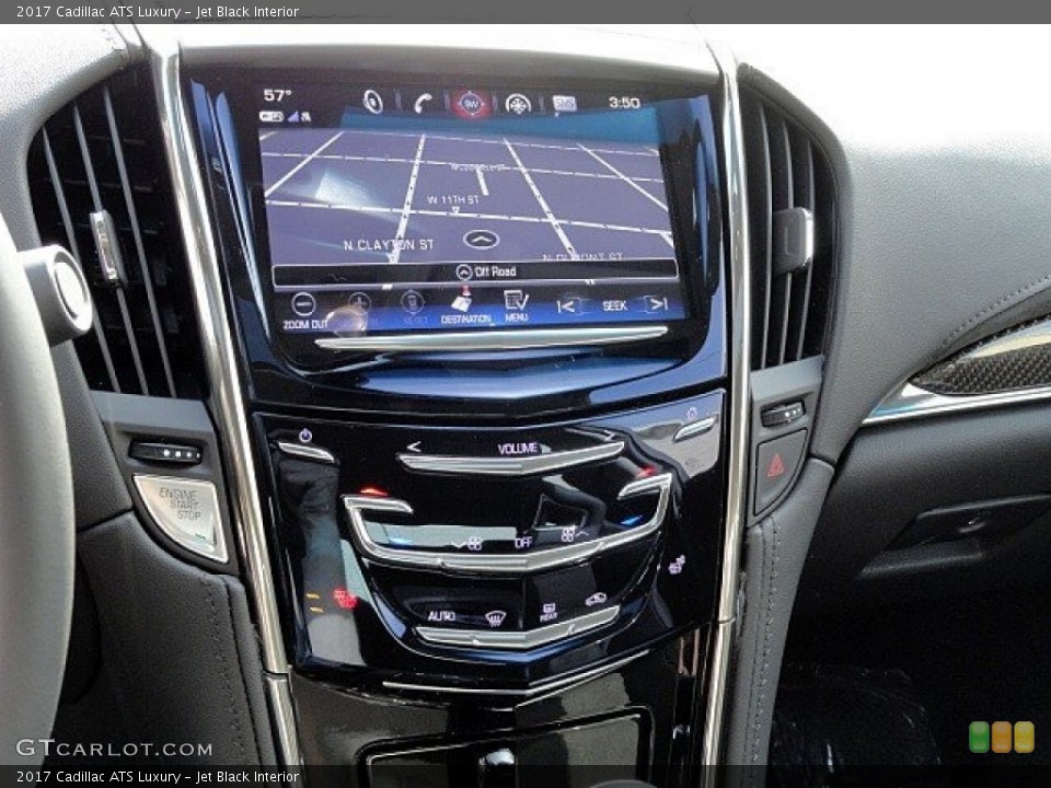 Jet Black Interior Controls for the 2017 Cadillac ATS Luxury #119521396