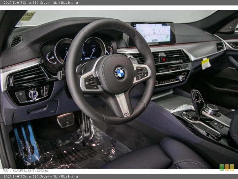 Night Blue Interior Dashboard for the 2017 BMW 5 Series 530i Sedan #119523412