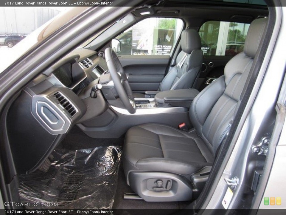 Ebony/Ebony Interior Front Seat for the 2017 Land Rover Range Rover Sport SE #119528218