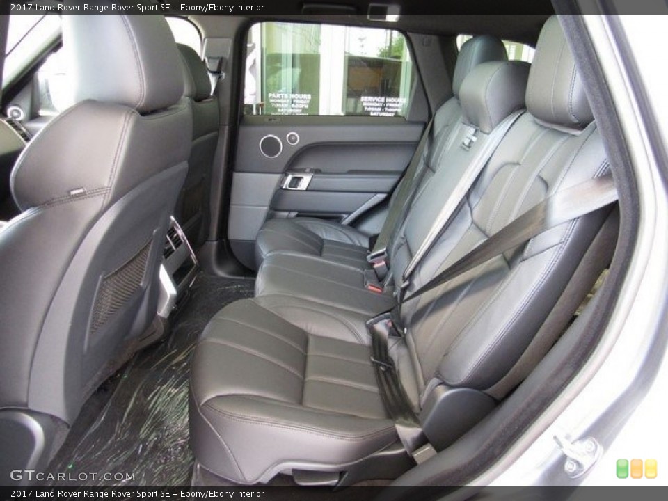Ebony/Ebony Interior Rear Seat for the 2017 Land Rover Range Rover Sport SE #119528260