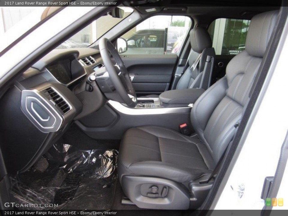 Ebony/Ebony Interior Front Seat for the 2017 Land Rover Range Rover Sport HSE #119529157
