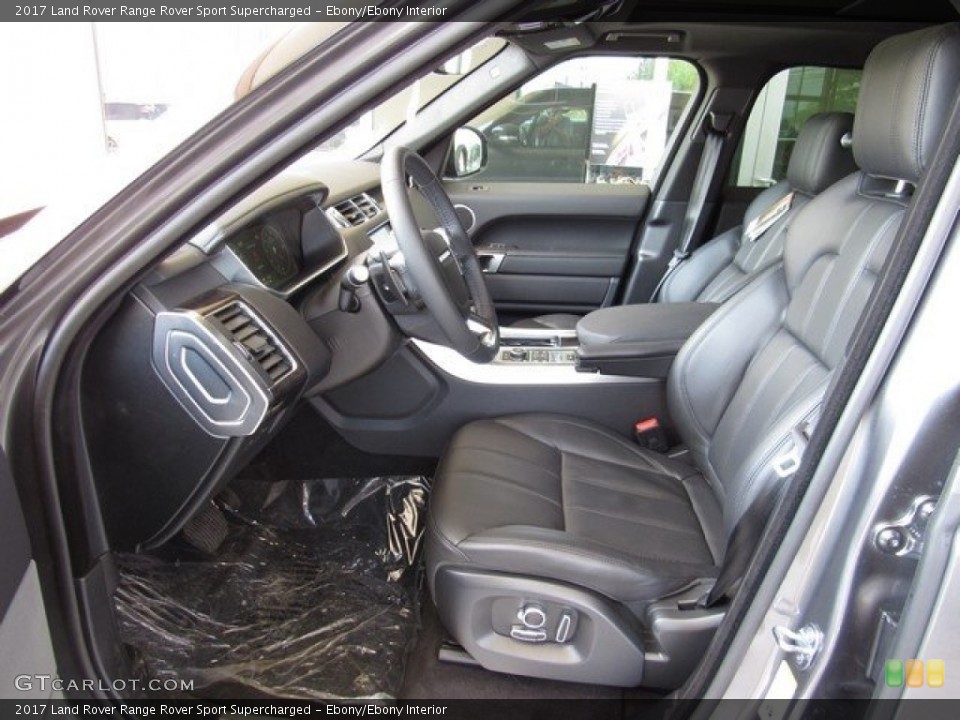 Ebony/Ebony Interior Front Seat for the 2017 Land Rover Range Rover Sport Supercharged #119529604